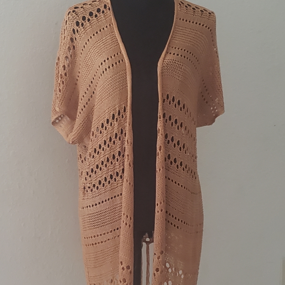 Artesia Crochet Long Shrug Size M/L